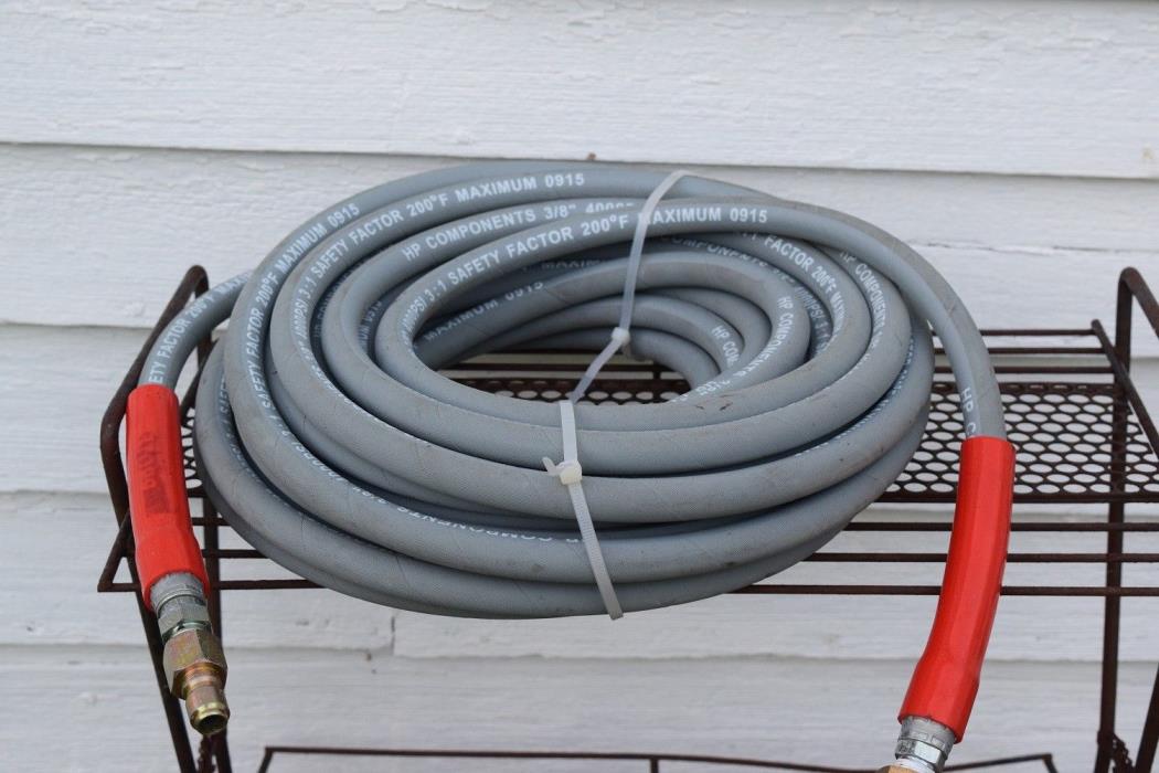 NEW! Premium High Pressure Washer Hot Cold Water Hose 50' 4000 PSI 200 Heat Max