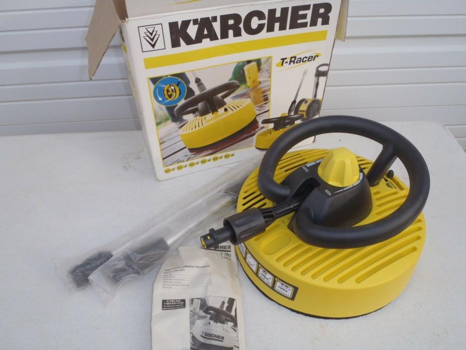 KARCHER T-RACER PORCH,PATIO BRUSH,CLEANER,SURFACE CLEANER, NIB