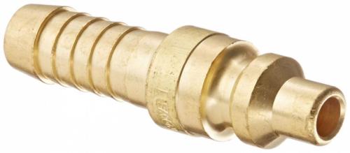 Eaton Hansen 09A Brass 600 Series Oxygen Service, Coupler Plug, 1/4