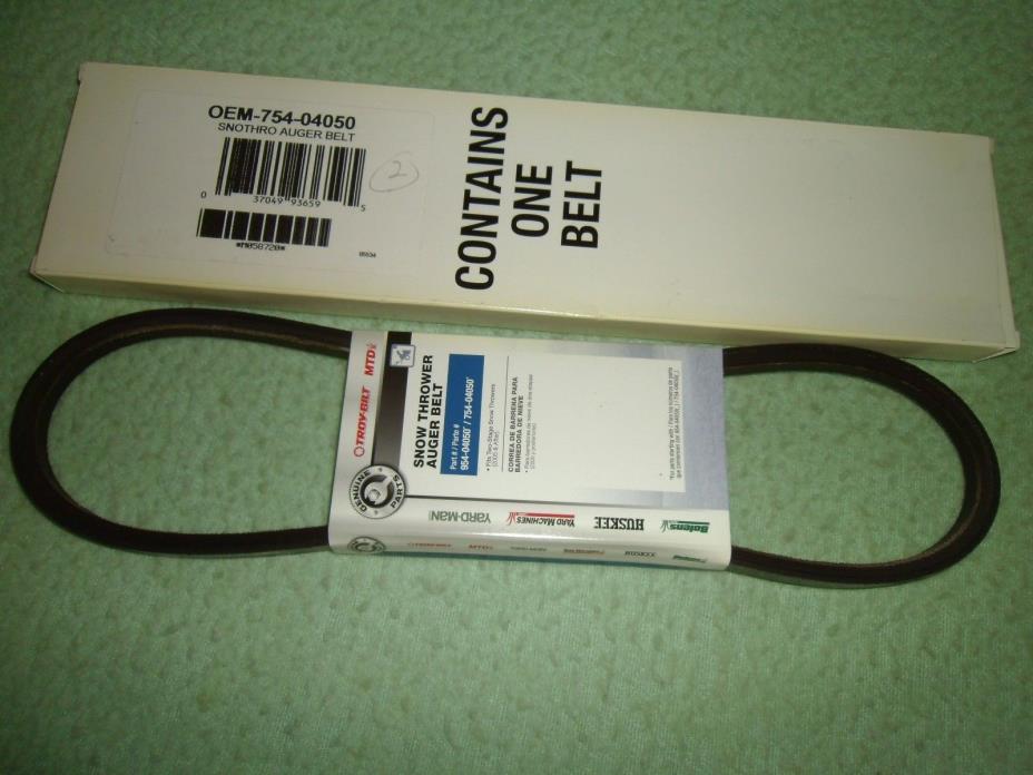 MTD OEM-754-04050 2-stage Snow Thrower Auger Belt