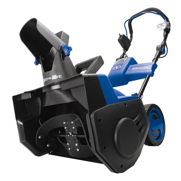 Snow Joe iON21SB-PRO 21-Inch Cordless Single Stage Snow Blower w/ Rechargeable 4