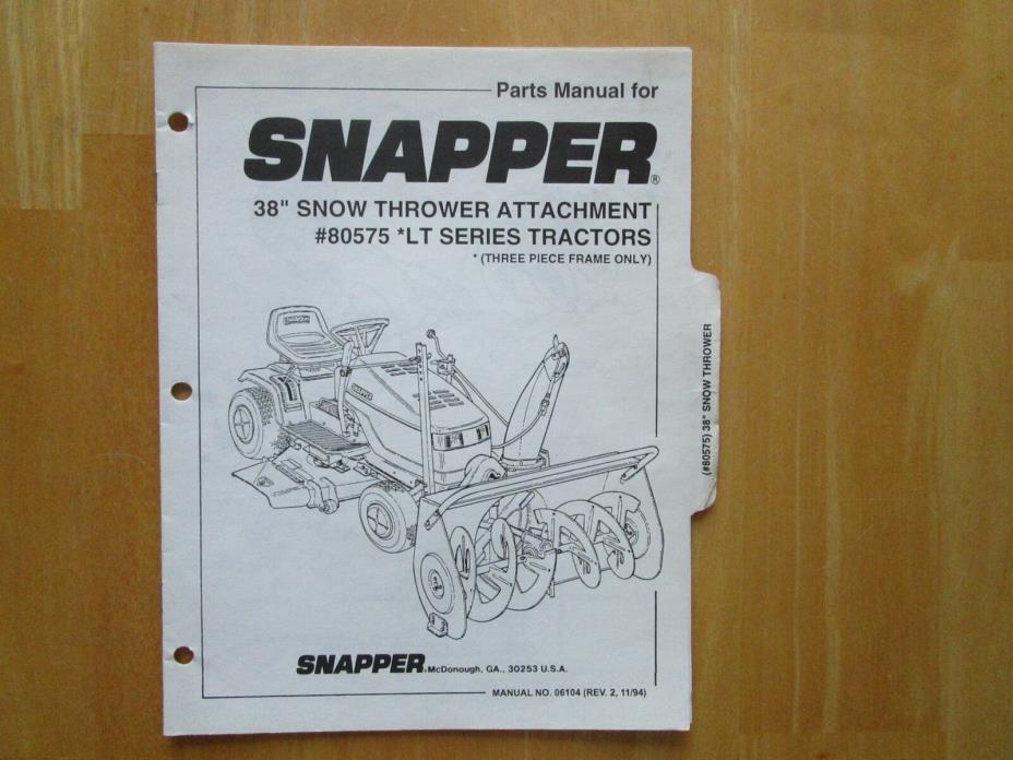Snapper 38