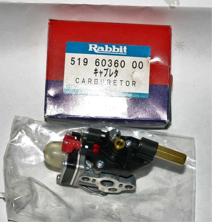 Makita  Robin  Rabbit  Carburetor  519 60360 00,  374 6036 00,  168681-7