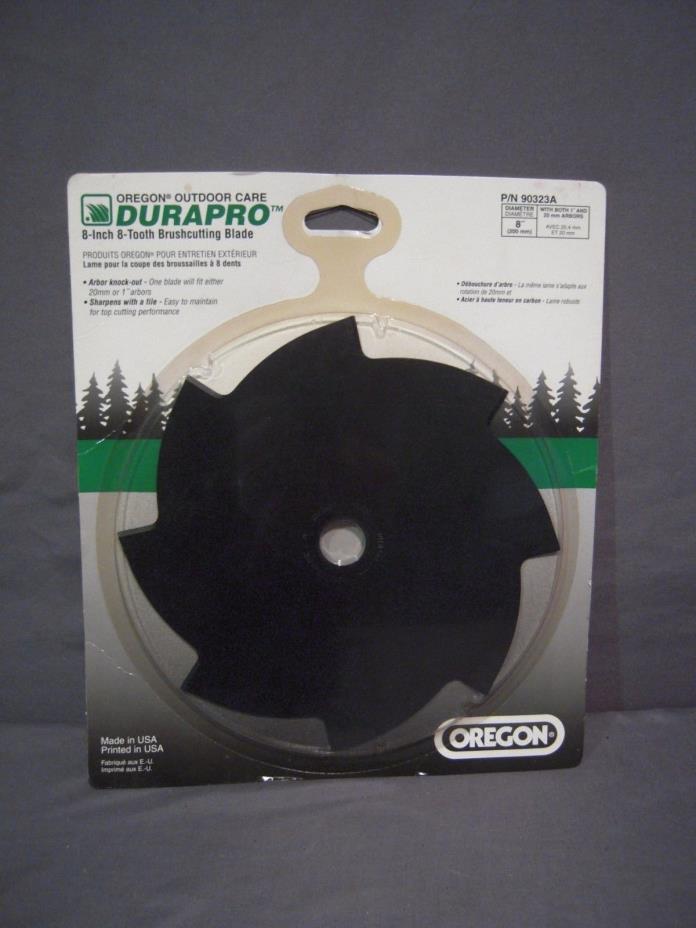Oregon Durapro 90323A 8-inch 8 tooth Brush Cutting Blade Made in USA