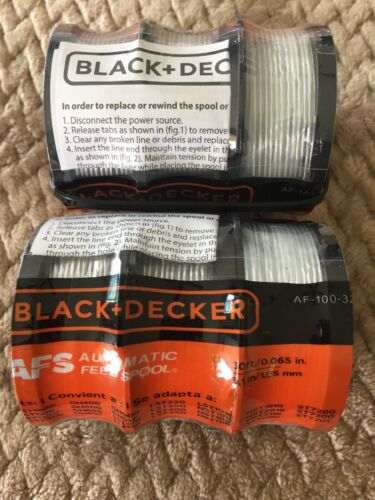 Weed Eater Replacement Line String Trimmer Spool 6 Pack Black and Decker Auto
