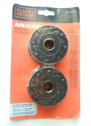 Black & Decker AF100 String Trimmer Replacement Spool (2 pack) Automatic Feed