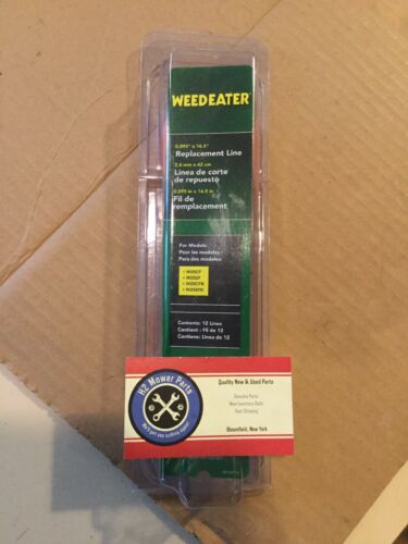 Weed Eater 581681001 Replacement Trimmer Line, 0.095” x 16.5” New