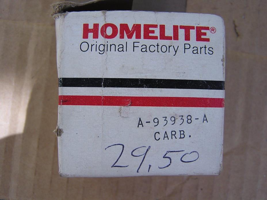 Genuine HOMELITE A93938A carburetor Walbro WA43A ST120 weed trimmer part NOS OEM