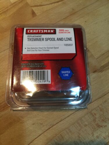 Craftsman Replacement Trimmer Spool & Line .065 in 71 85837