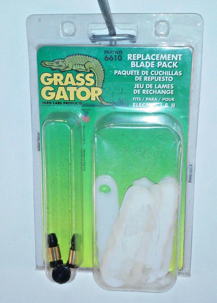 GRASS GATOR REPLACEMENT BLADE PACK 6610 - 12-BLADES, 2-PINS, 1-PIN TOOL