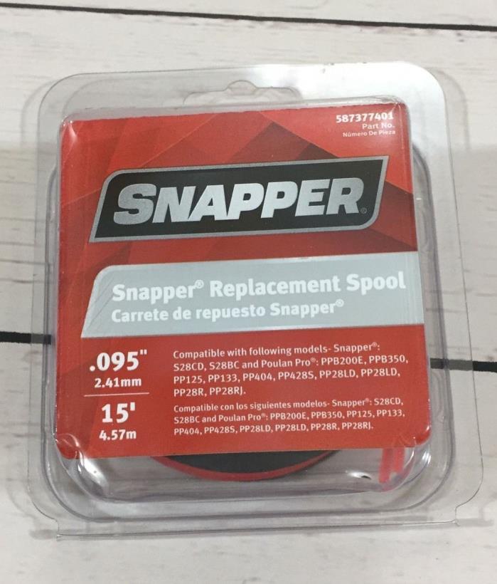Snapper Replacement Spool Weed Wacker 587377401  REPLACEMENT SPOOL  .095