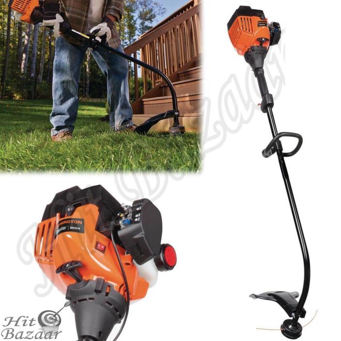 2 CYCLE CURVED SHAFT Gas String Trimmer 17 Inch 25 cc Weedeater Garden Grass