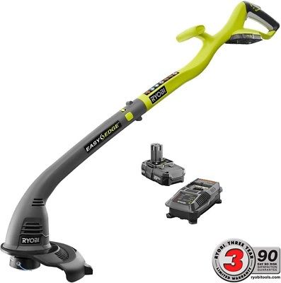 Ryobi ONE+ 18-Volt Lithium-Ion Electric Cordless String Trimmer and Edger - 1.3