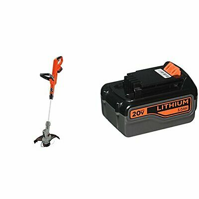 BLACK+DECKER LST300 String Trimmer + 20-Volt Battery Pack
