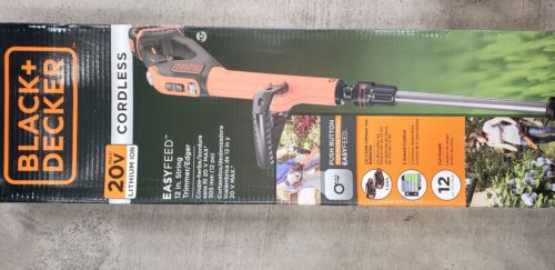 Black and Decker Trimmer Edger Lawn Easy Weed Eater Cordless Battery Powered