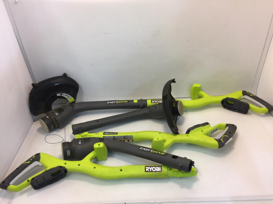 Lot of 3 Ryobi P2030 ONE+ 18V Electric Cordless String Trimmer Edger (Tool Only)