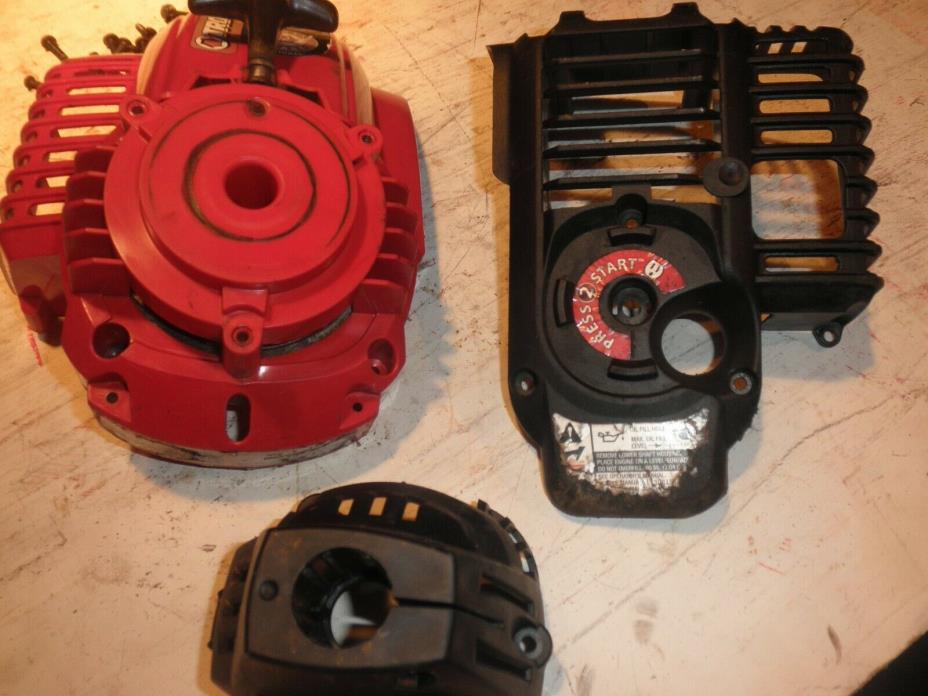 TROY-BILT 4 CYCLE TB575 EC WEED TRIMMER RECOIL/ALL COVERS/w/MOUNT BOLTS