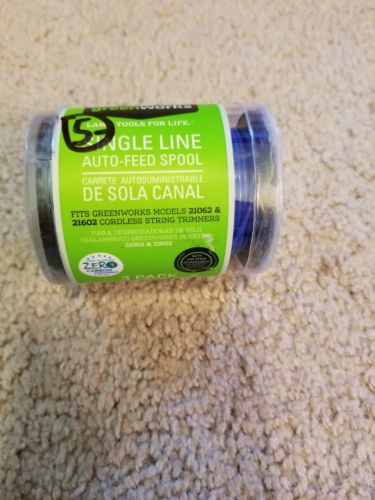 GreenWorks 3 Pack Single String Trimmer Line .065