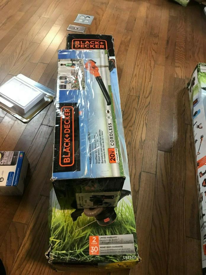 Black & Decker Cordless Edger and blowe (20 volt) One battery and one charger