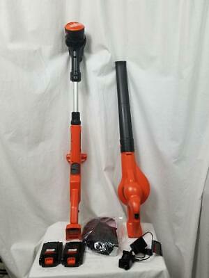 BLACK+DECKER LCC222 20V MAX Lithium-Ion Cordless String Trimmer and Sweeper Co..