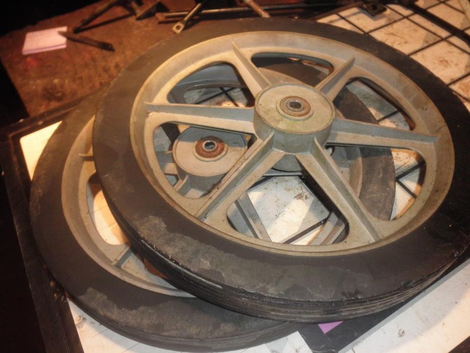 TROY-BILT WHEELED TRIMMER 2 16 INCH WHEELS/MODEL 52029/62070/FITS OTHERS