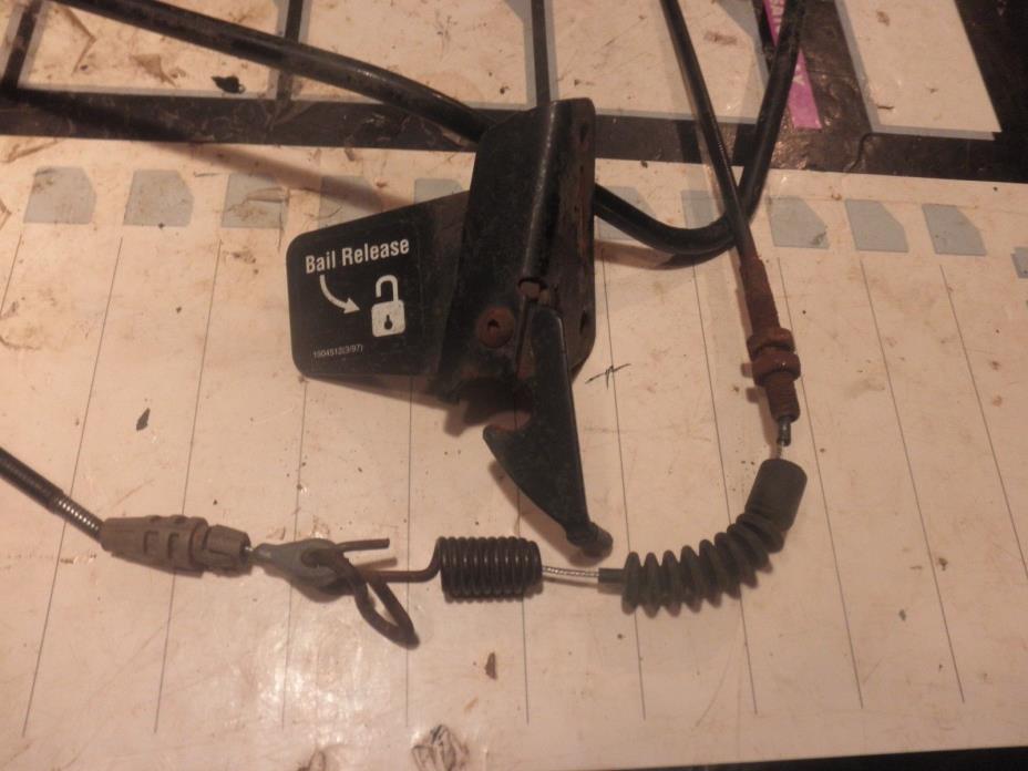 TROY-BILT WHEELED TRIMMER BAIL RELEASE/w/ROD/CABLE/+/MODEL 52029/62070/FIT OTHER
