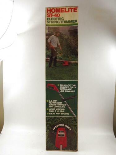 Homelite Electric Powered String Trimmer ST-40 NOS