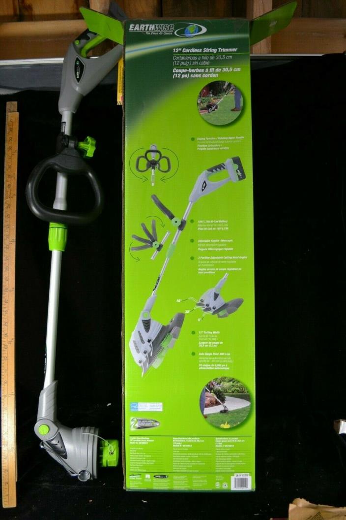 EARTHWISE CST00012 CORDLESS STRING TRIMMER 12