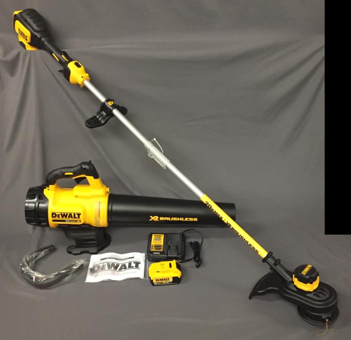 NEW Dewalt 20V MAX String Trimmer & Blower Combo with Battery & Charger DCKO97M1