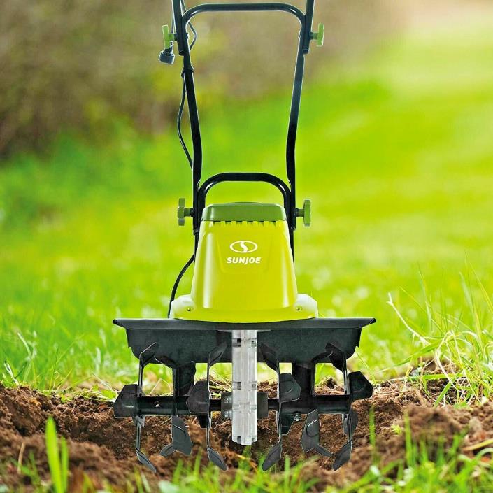 NEW - TOP RANKED!!! Sun Joe TJ603E 16-Inch 12-Amp Electric Tiller and Cultivator