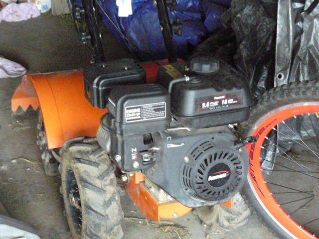 Powermate 18 in. 196cc Gas 4-Cycle Rear-Tine Tiller (LOCAL PICK UP ONLY)