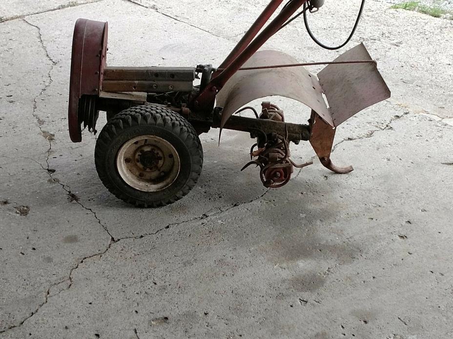 Antique Vintage ROTOTILLER Model T Troy-Bilt don't know the year but it's early