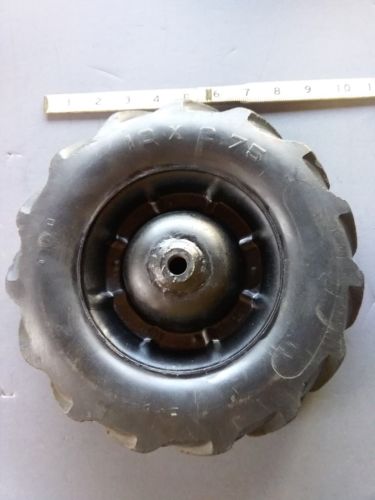 Vintage 60s 70s roto tiller tire 10 x 2.75 semi pneumatic 1/2