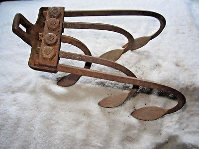 VINTAGE 5 TINE CULTIVATOR GARDEN HAND PUSH PLOW ATTACHMENT