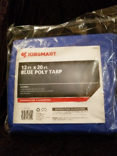 Jobsmart 12 FT. X 20 FT. Blue Poly Tarp