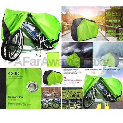 Smiterl Bike Cover, 420D Heavy Duty Oxford Fabric Outdoor Waterproof Bicycle ...