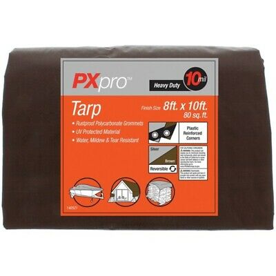 World and Main PXPHDT810 Heavy-Duty Tarp (8ft x 10ft)