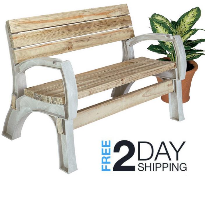 DIY Build Your Own Patio Yard Outdoor Park Bench Custom Chair Ends Benches Sand