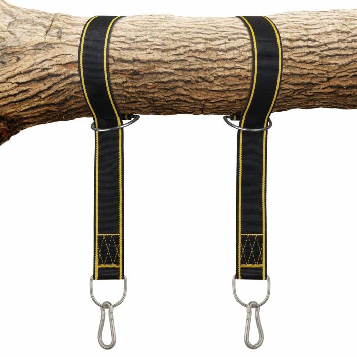 StrapMate Tree Swing Hanging Kit - Two 4 Foot Straps Holds 2800 lbs