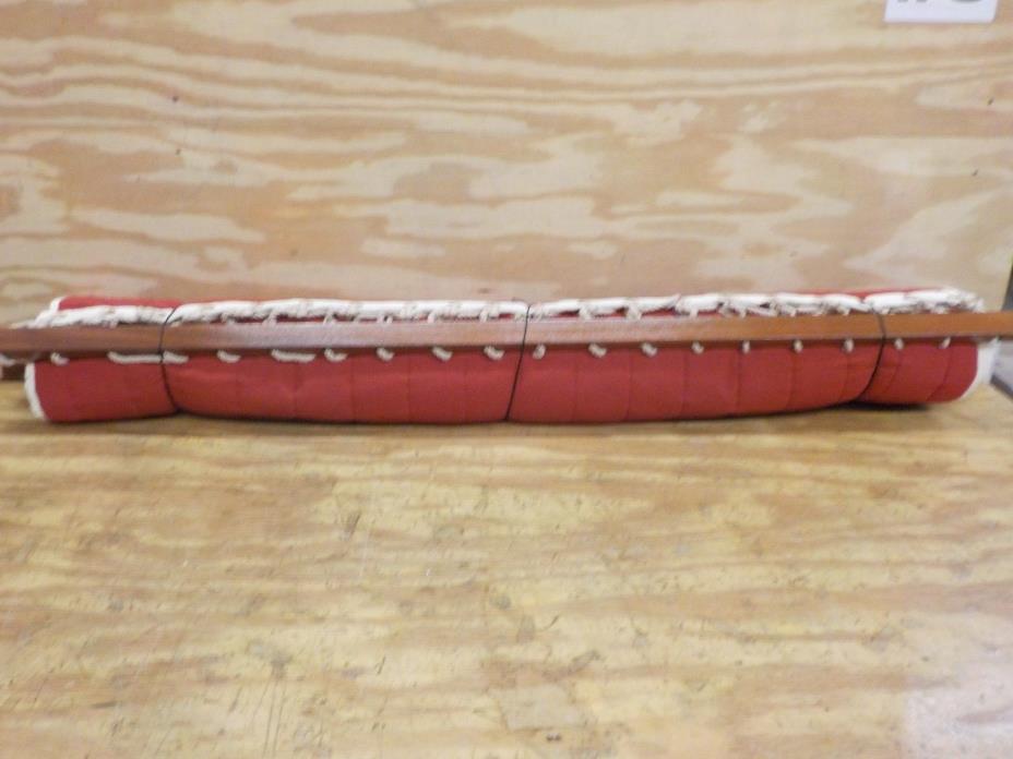 Coolaroo Chillax Alabama Double Hammock with Timber Spreader Bar Red Pepper