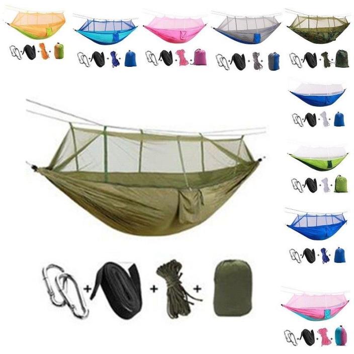 Outdoor Hammock Ultralight Nylon Camping Sky Tent With Mosquito Net For Travel