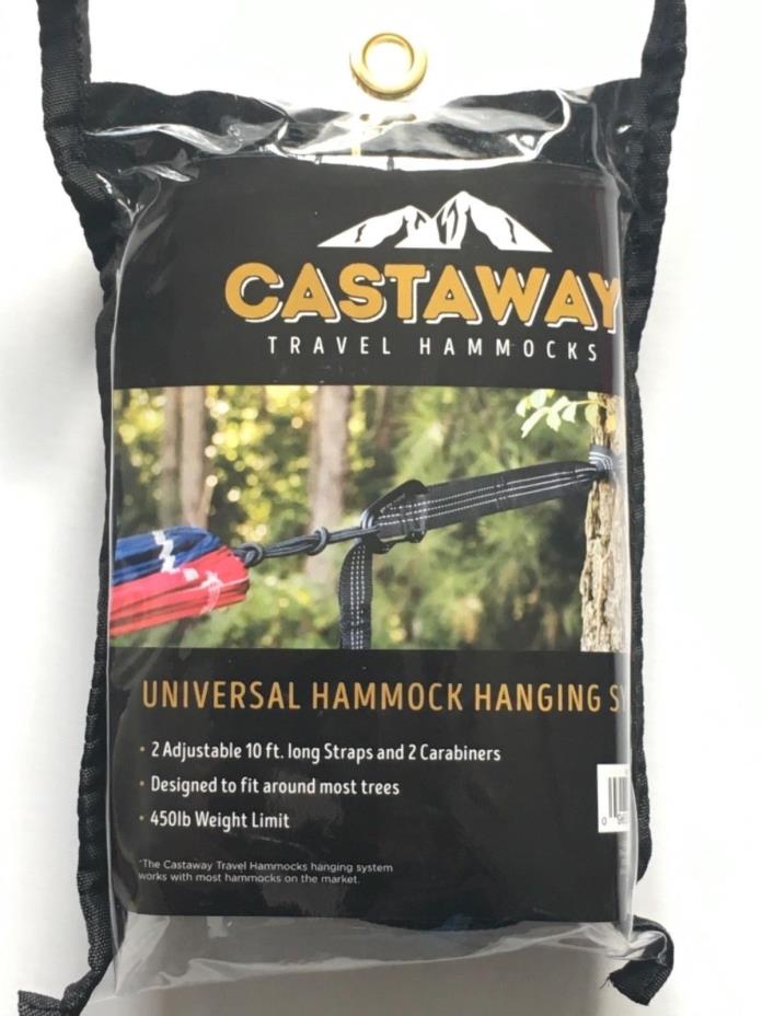 CASTAWAY UNIVERSAL HAMMOCK HANGING SYSTEM DESIGNED TO FIT MOST TREES