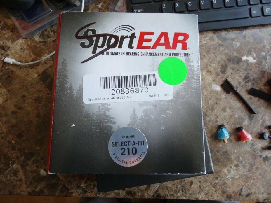 AS IS UNTESTED SportEAR Select-A-Fit 210 Pair PARTS REPAIR READ.....