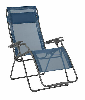 Lafuma Folding Chaise Lounge with Cushion