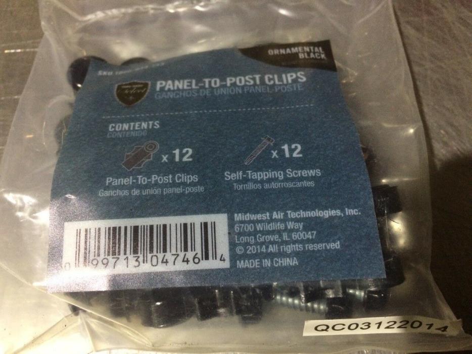 YARDGARD Select Replacement Clips-Panel To Post (LOT of 43--12pks) 328815A *18
