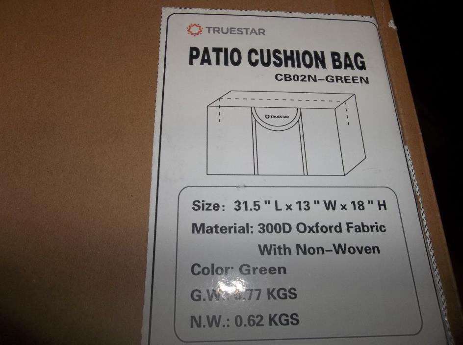 TRUESTAR Patio Cushion Cover Storage Bag Water Resistant Dustproof Non-Woven...