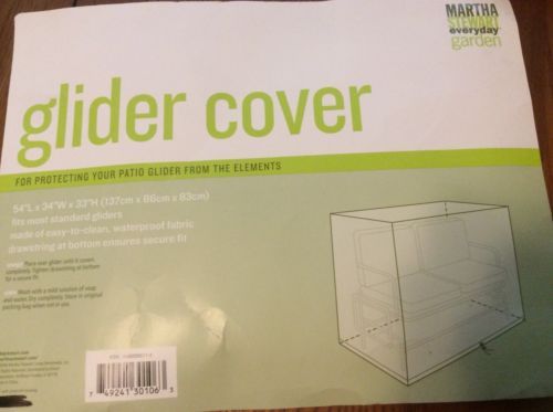 Martha Stewart Outdoor Patio Bench Glider Storage Cover Furniture Waterproof