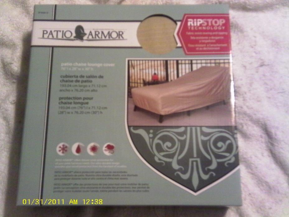 Patio Chaise Lounge Cover by Patio Armor -- Brand New Sealed Box