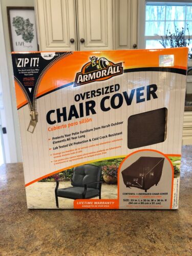 ArmorAll Oversized Chair Cover 33x35x36 Taupe Brand New Sealed