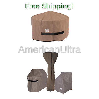 Duck Covers Elite Round Fire Pit Cover, 50-Inch